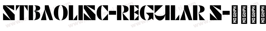 STBaoliSC-Regular S字体转换